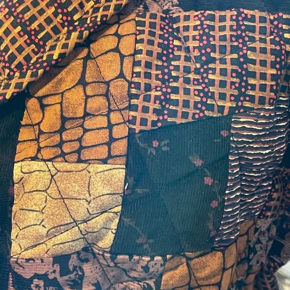 New Donna Sharp Vintage Quilted Cotton Dragonfly Jacket Size: P - Picture 3 of 11